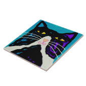 ビッグ物抽象芸術キャット絵画ズ タイル (側面)