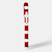 ビッグ白水玉模様オンラブリーレッド Case-Mate iPhoneケース (裏面 / 左)