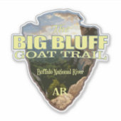 ビッグ矢印 シール (正面)