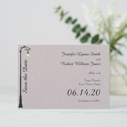 ビッグ簡単結婚式の日付を保存 セーブザデート (スタンド正面)