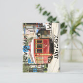 ビッグ簡単、ニューオーリンズ市電 ポストカード (スタンド正面)