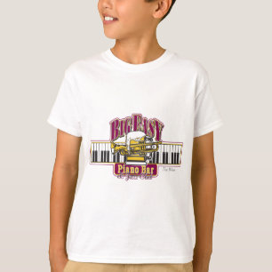 ビッグ簡単 – ピアノ – バー- Tシャツ