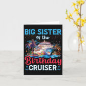 ビッグ誕生日クルーザーおもしろいクルーズB カード (黄色い花)