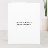 ビッグ誕生日パパセレーネ海聖書文字 カード (裏面)