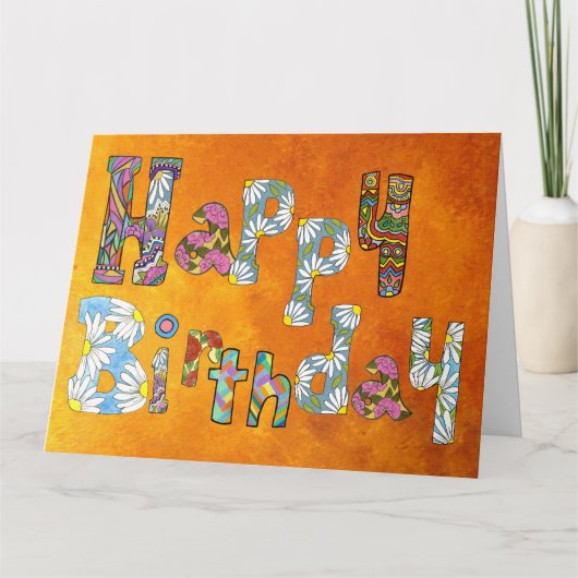 ビッグ誕生日 カード (正面)