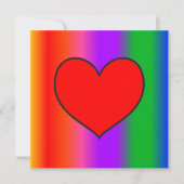 ビッグ赤いハート (正面)