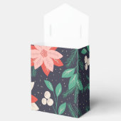 ビッグ赤と白クリスマスポインセチア フェイバーボックス (オープン)