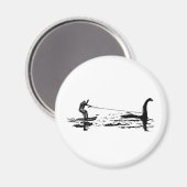 ビッグ足とネッシー マグネット (正面/裏面)