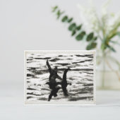 ビッグ足とベッシー湖のモンスターはため息をつく ポストカード (スタンド正面)