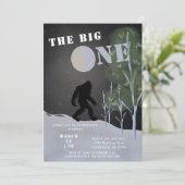 ビッグ足ビッグワンファースト誕生日 招待状 (スタンド正面)