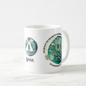 ビッグ足ラッキーセントパトリックの日 コーヒーマグカップ (正面右)