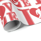 ビッグ足ラブ ラッピングペーパー (ロールコーナー)