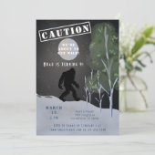 ビッグ足ワイルドアドベンチャー誕生日 招待状 (スタンド正面)