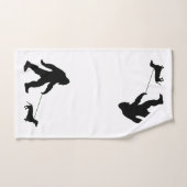 ビッグ足歩くの犬 バスタオルセット (ハンドタオル)