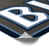 ビッグ足歩くスルーゴルフコース ポスター (角)