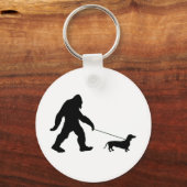 ビッグ足歩くハズドッグ キーホルダー (正面)