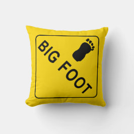 ビッグ足警告標識 クッション