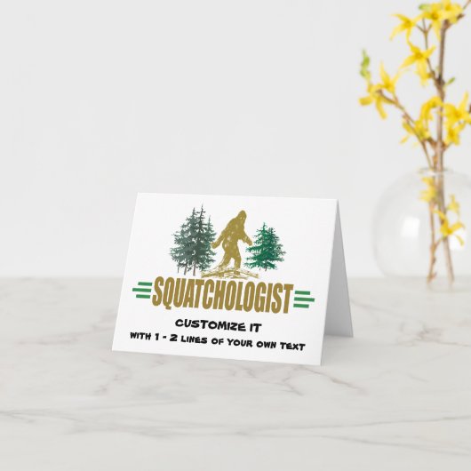 ビッグ足 カード (黄色い花)