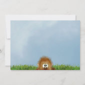 ビッグ足/サスカッチ誕生日パーティー 招待状 (裏面)