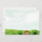 ビッグ足/サスカッチ誕生日パーティー 招待状 (裏面)