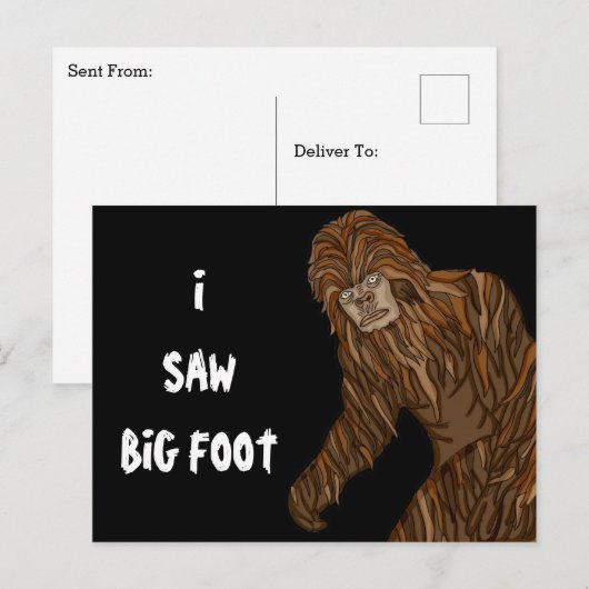 ビッグ足 ポストカード (正面/裏面)