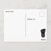 ビッグ足 ポストカード (裏面)