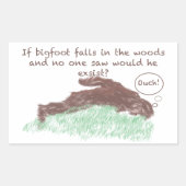 ビッグ足 長方形シール (正面)