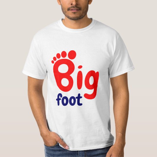 ビッグ足 Tシャツ (正面)