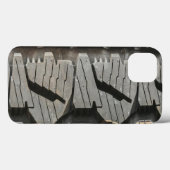 ビッグ車のカー古いタイヤブラックロードトリップ Case-Mate iPhoneケース (裏面 (横))