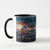 ビッグ輝くダイヤモンド マグカップ (左)