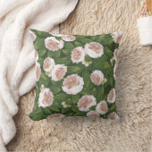 ビッグ開花カメリアチャーム クッション (ブランケット)