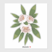 ビッグ開花カメリアチャーム シール (シート)