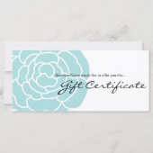 ビッグ青フラワーギフト券デザイン4 (裏面)