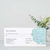 ビッグ青フラワーギフト券デザイン4 (スタンド正面)