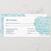 ビッグ青フラワーギフト券デザイン4 (正面/裏面)