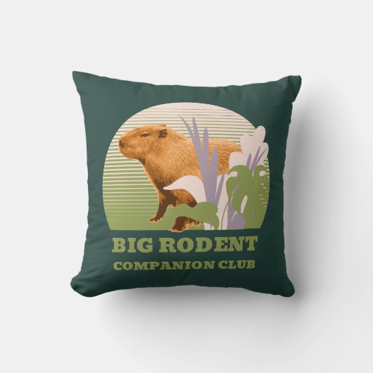 ビッグ齧歯類コンパニオンクラブキャピバラ クッション (正面)