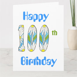 ビッグ100th誕生日カード カード
