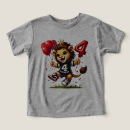 ビッグ4お祝い：風船のあるライオン