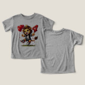 ビッグ4お祝い：風船のあるライオン (デザイン正面&裏面)