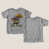 ビッグ5お祝い：風船付き象 (デザイン正面&裏面)