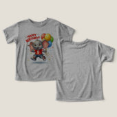 ビッグ5お祝い:風船付き象 (デザイン正面&裏面)