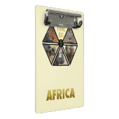 ビッグ5アフリカのミニクリップボード ミニクリップボード (アングル)