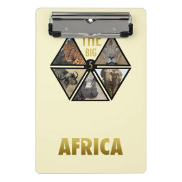 ビッグ5アフリカのミニクリップボード ミニクリップボード