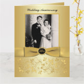 ビッグ50周年記念写真ゲストサインカード カード (黄色い花)