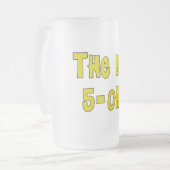 ビッグ5-OH!誕生日マググ フロストグラスビールジョッキ (正面左)