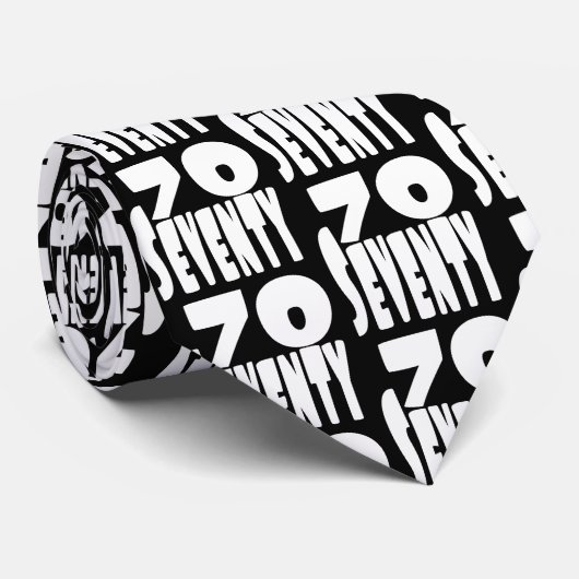 ビッグ70大レタリングビッグ70 ネクタイ (ロール)