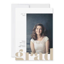 ビッグ·はっきりしたタイプの卒業発表