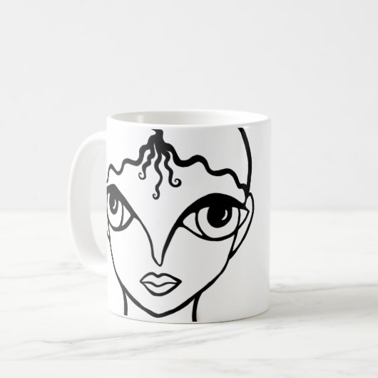 ビッグ・アイズ・マグ コーヒーマグカップ (正面左)