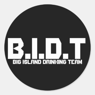 ビッグ・アイランド飲みチームB.I.D.T ラウンドシール