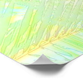 ビッグ・アイランド・ハワイパーム・フロンド・ポスター ポスター (角)